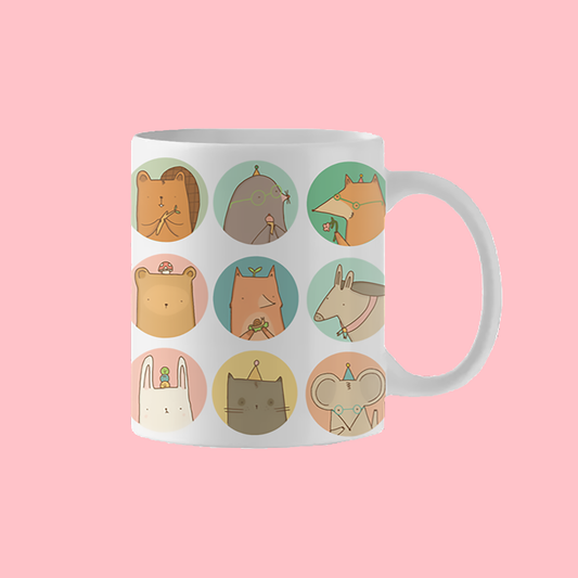 Animales ✧･ﾟ: Taza 10oz