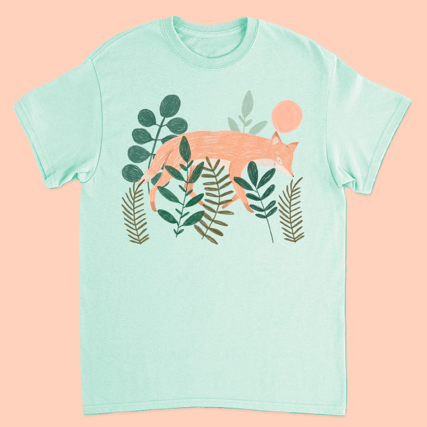 Camiseta Zorro Plantas