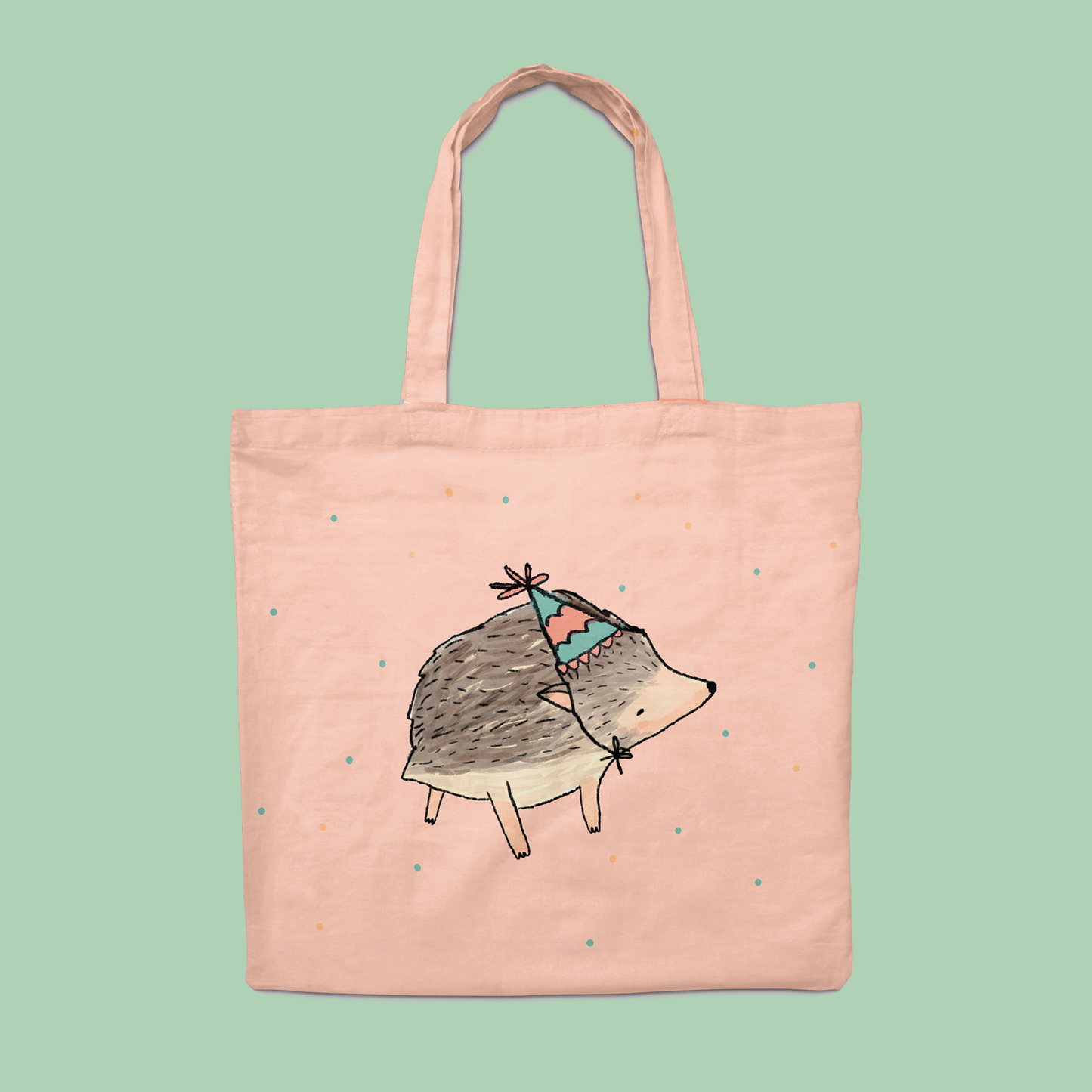 Tote Bag Erizo Rosa